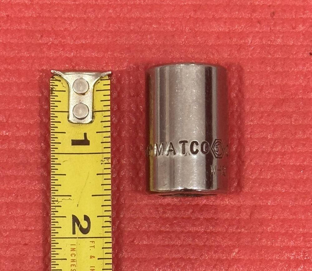 Matco Tools C188A, 1/2" Drive 9/16" Shallow Socket 8PT Made in USA